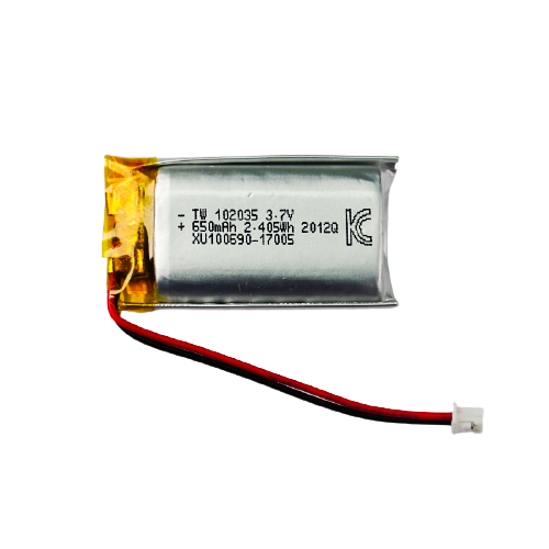 리튬폴리머 배터리 3.7V, 650mAh, KC 인증